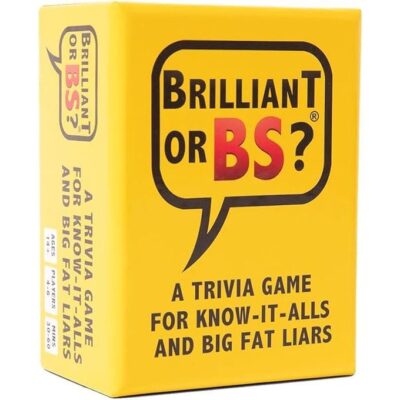 Brilliant or BS? Trivia Party Card Game